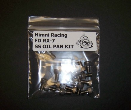 Himni SS Oil Pan Nut & Bolt Kit, 93-99 Mazda RX-7 - Click Image to Close